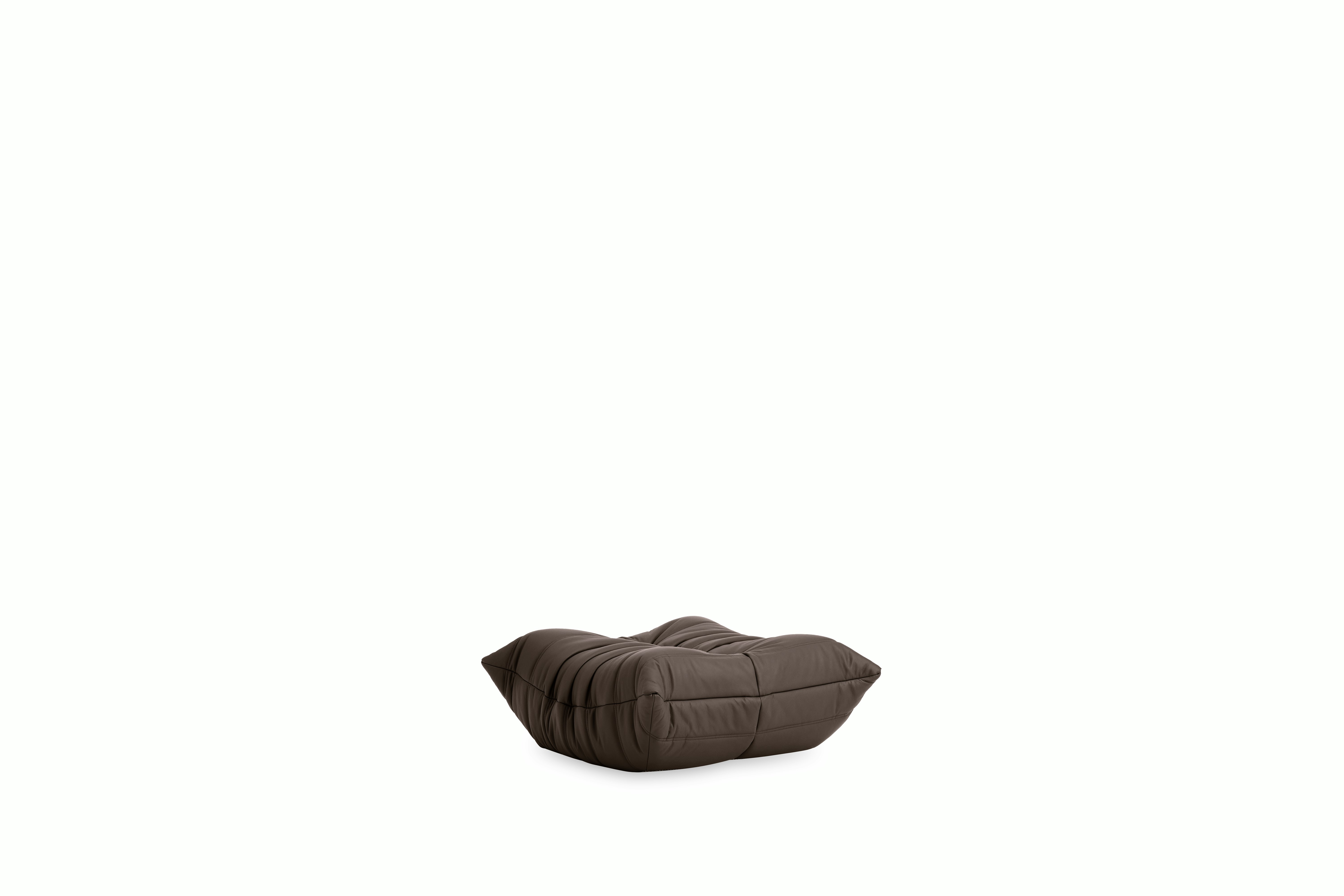 TOGO Ottoman - Opera Leather,  tobacco