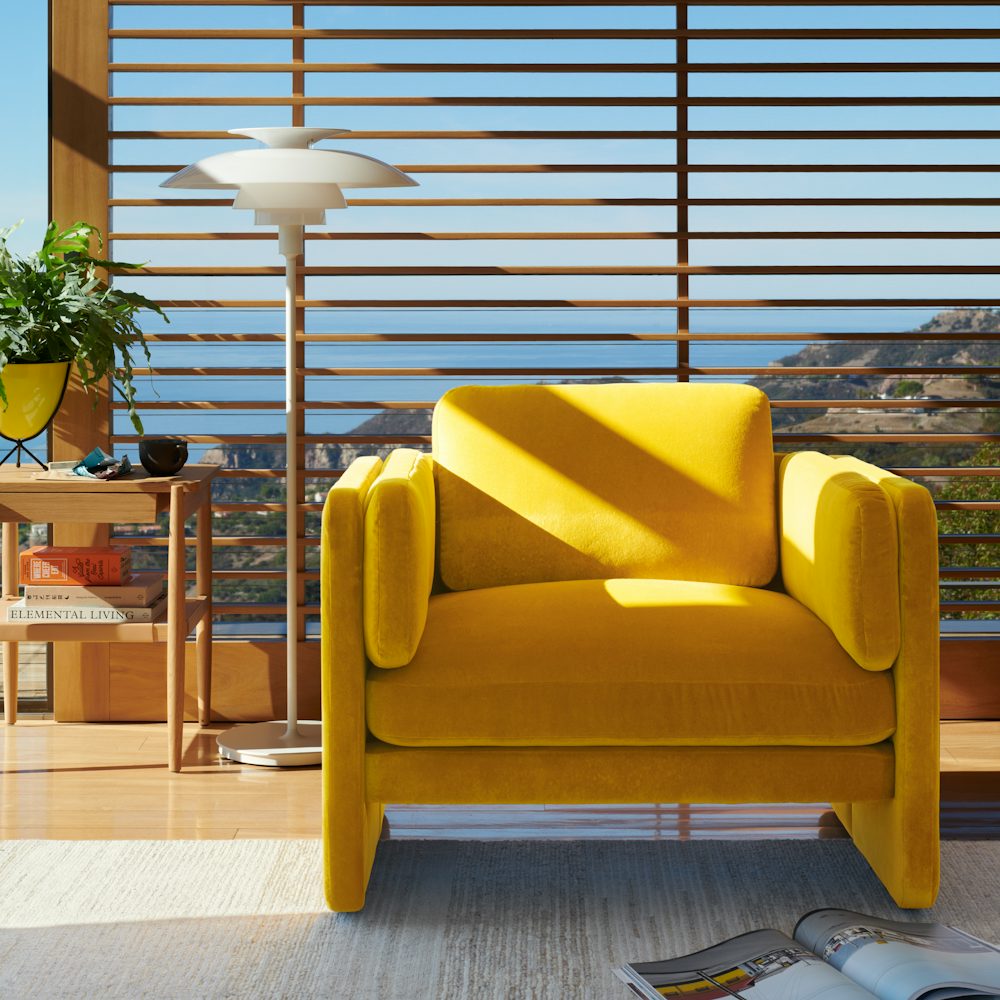 Pastille Lounge Chair, Leather