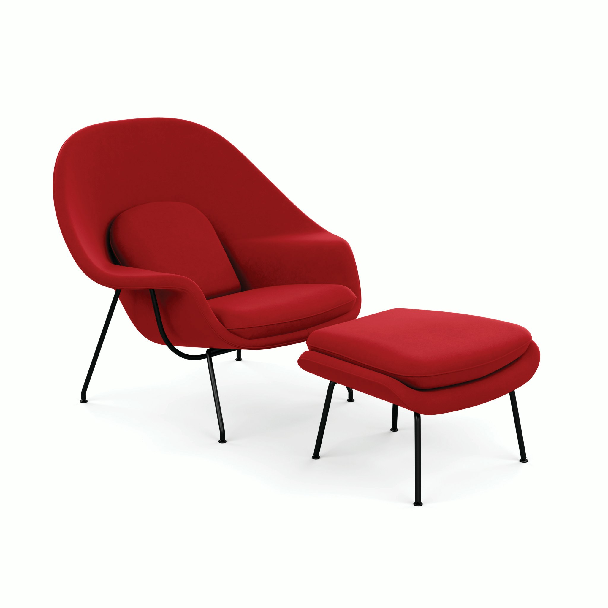 Womb Chair and Ottoman Design Within Reach