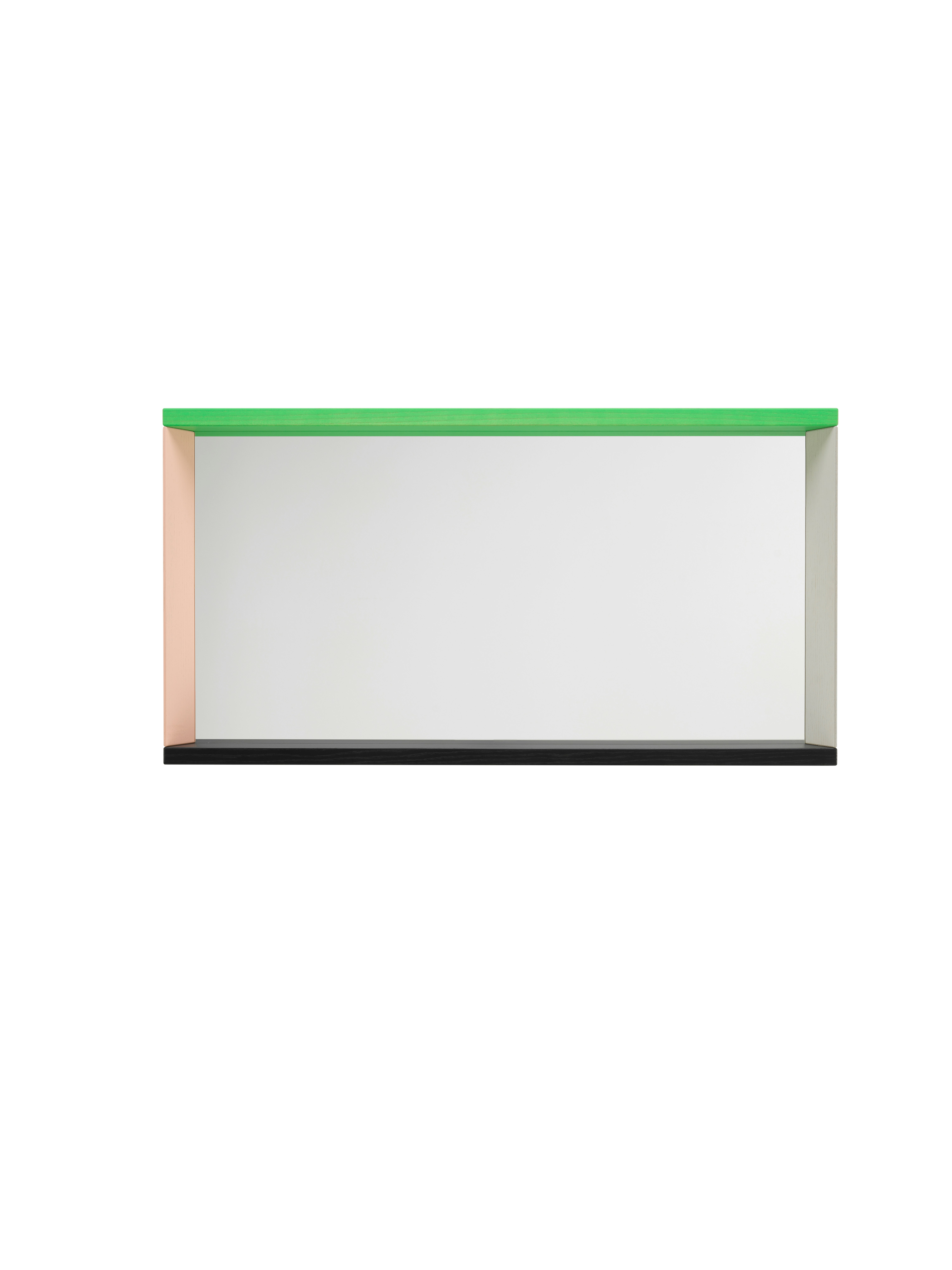 Colour Frame Mirror,  Green/Pink,  Medium