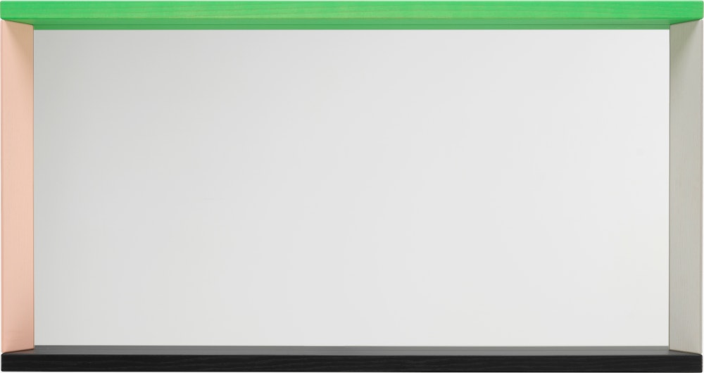 Colour Frame Mirror,  Green/Pink,  Medium