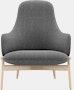 ReFrame Lounge Chair - High Back,  Capri,  Anthracite,  Ash
