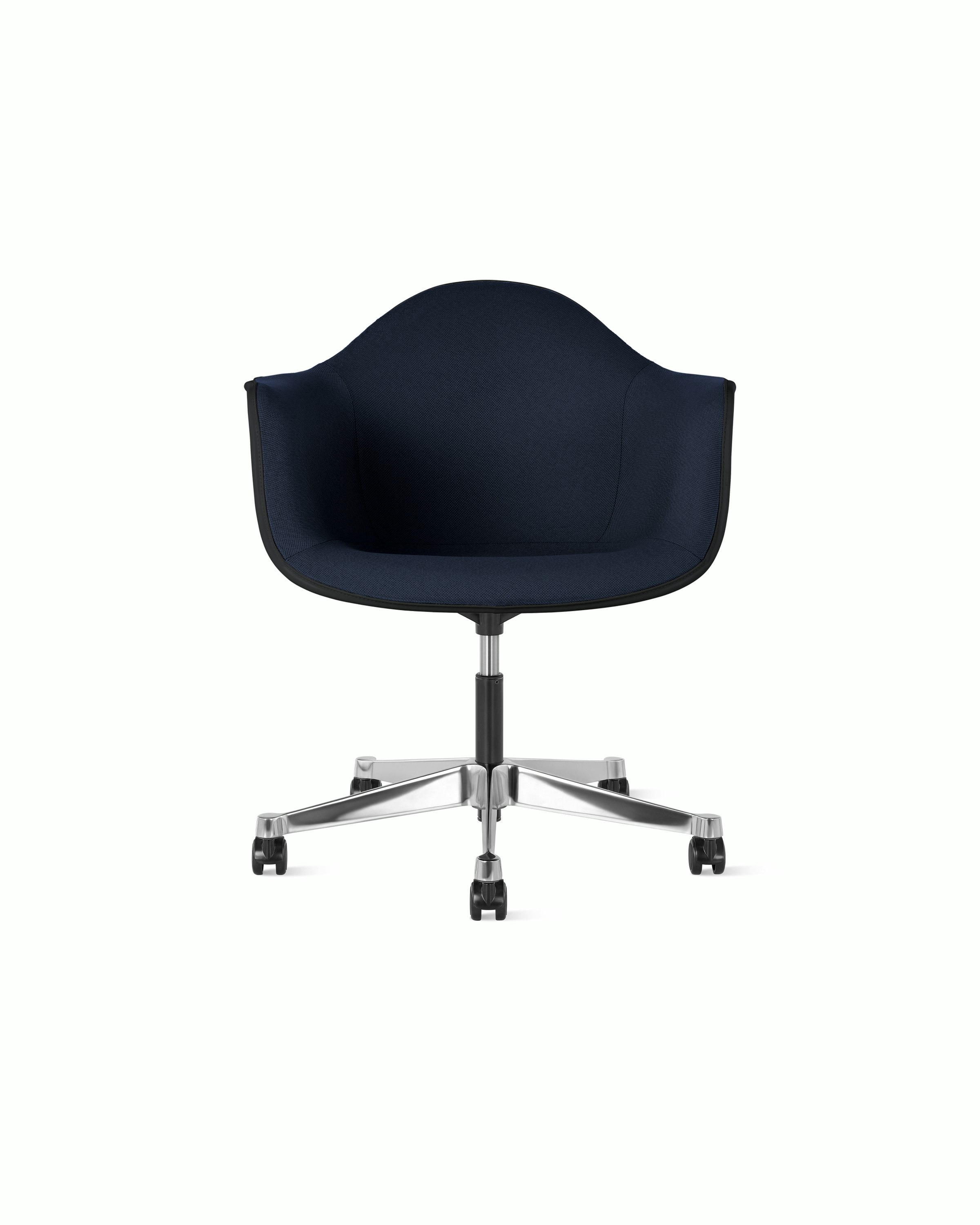 Eames Upholstered Molded Plastic Task Armchair