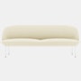 Oslo Sofa, 3-Seater\LEG: Chrome\FABRIC: Vidar (E)\COL: 1511 Cream