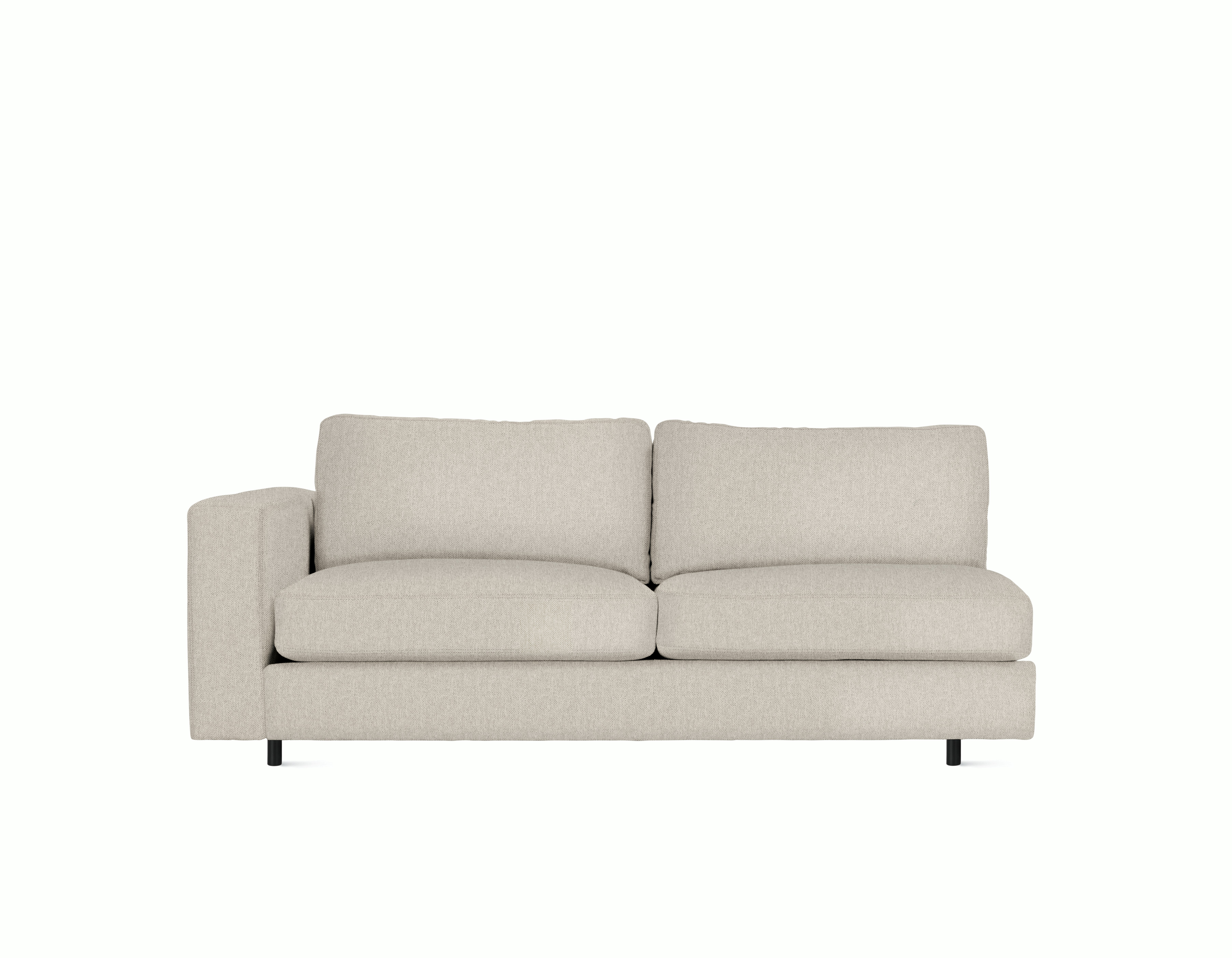 Reid One-Arm Sofa, Reid One-Arm Sleeper Sofa