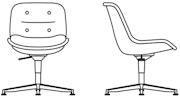 Side Chair - 4 Star Base