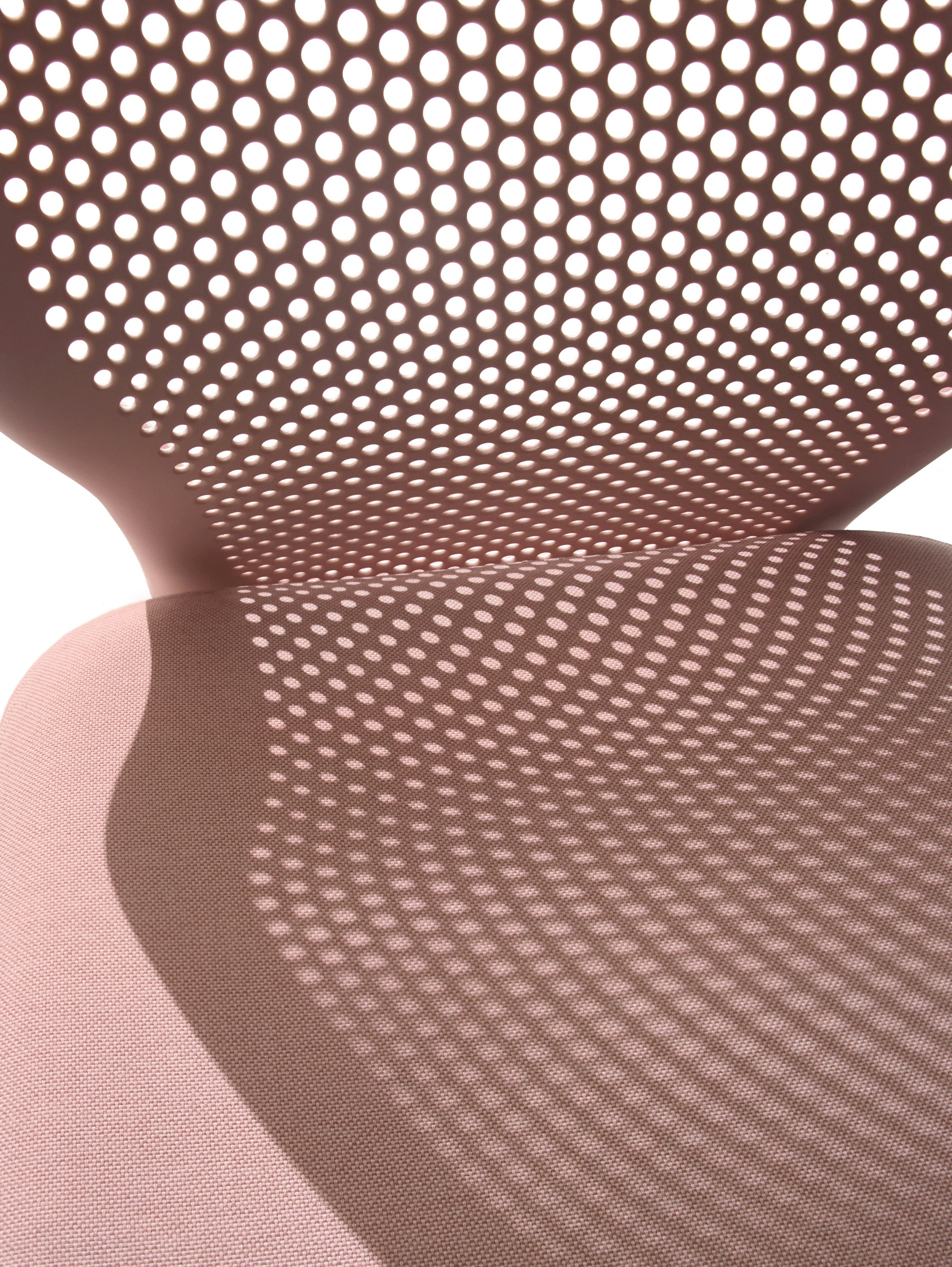 Newson Task Chair in Petal mesh detail