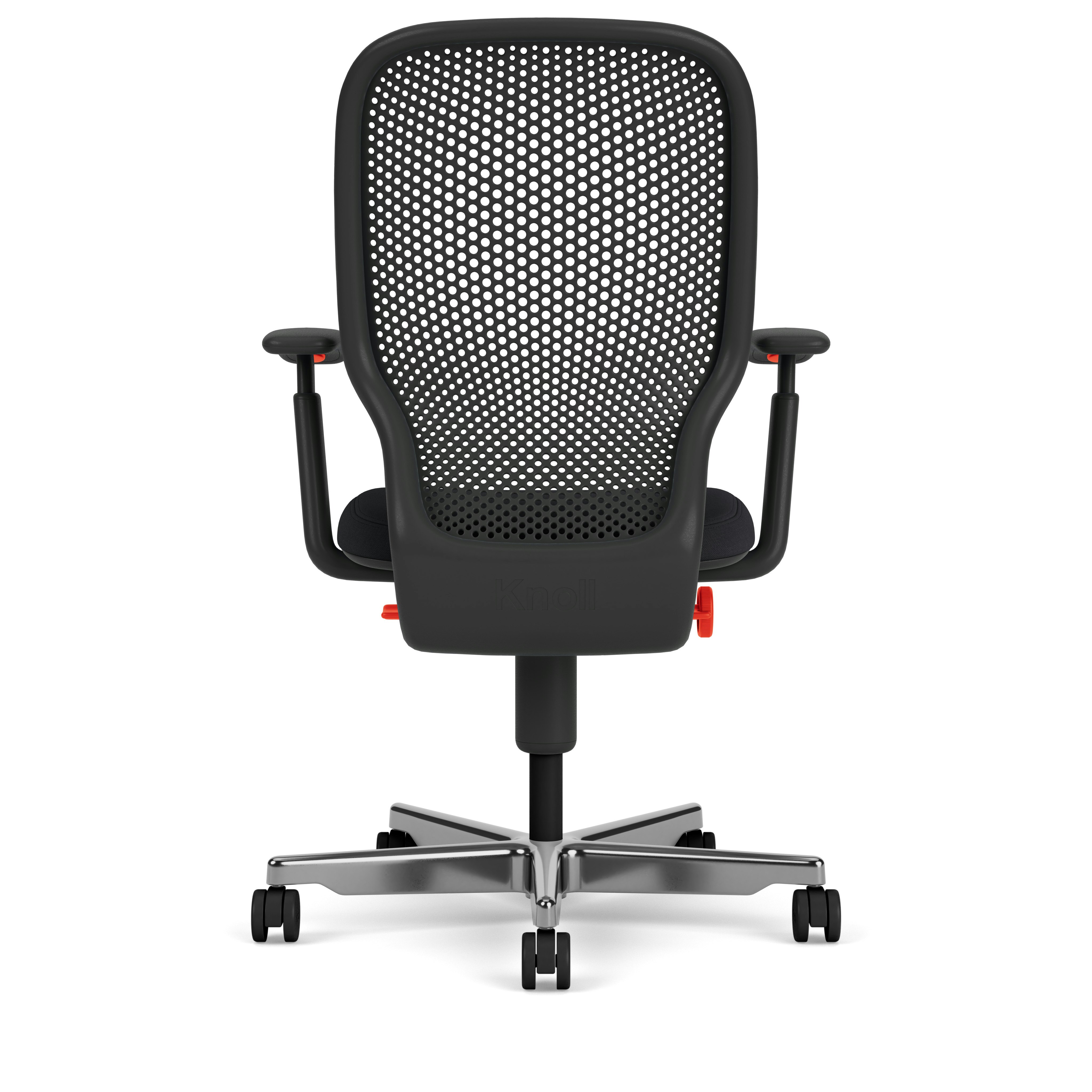 Newson Task Chair - Height Adjustable Arms, Polished Aluminum Base