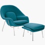 Womb Chair and Ottoman Womb Chair and Ottoman, Standard