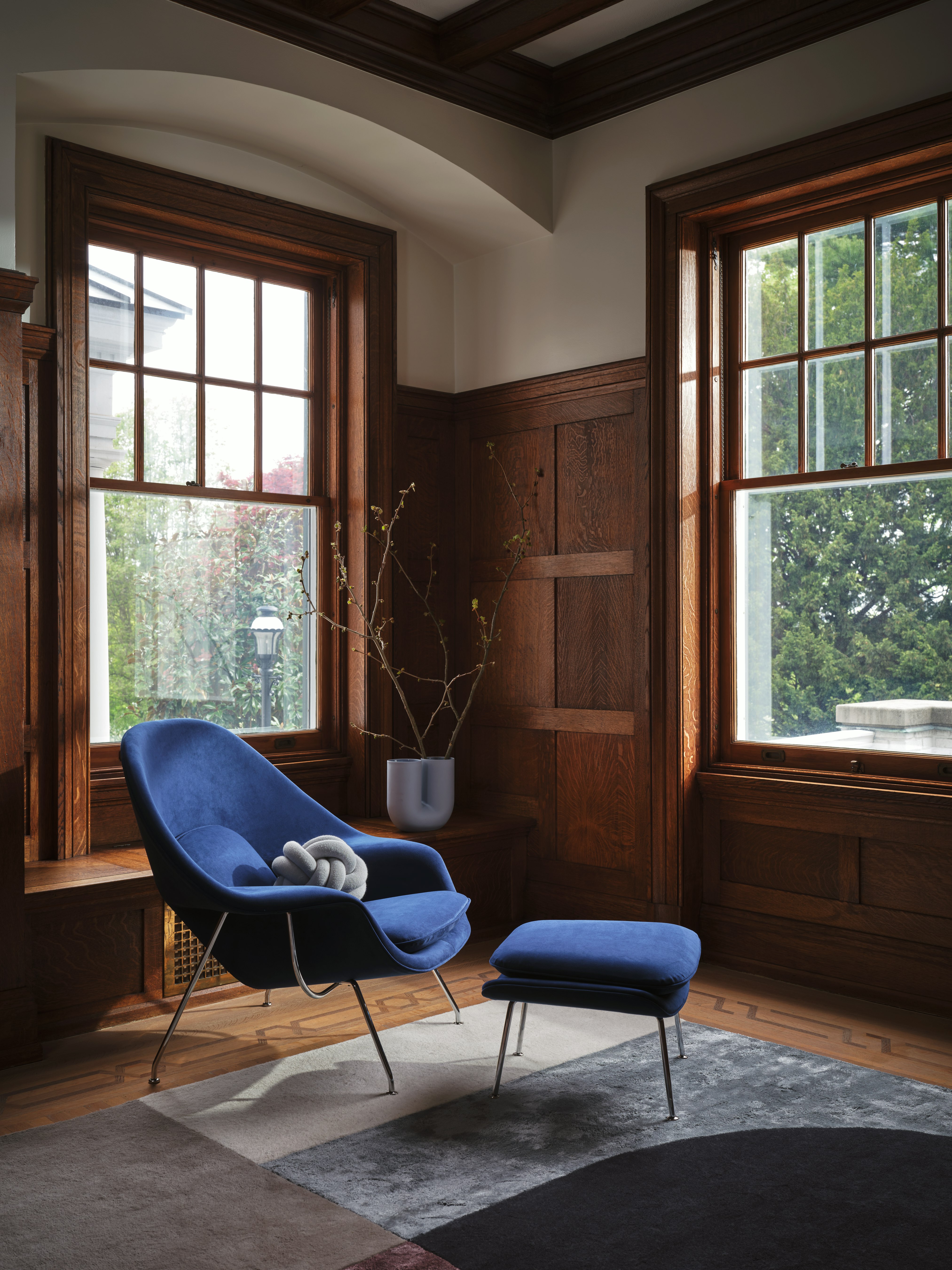 Womb Chair and Ottoman