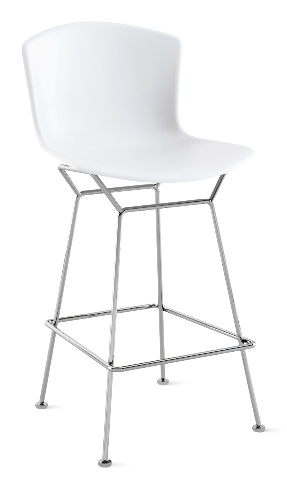 Bertoia Molded Shell Counter Stool