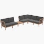 Tradition Outdoor Corner Sectional with Table Tradition Outdoor Corner Sectional with Table