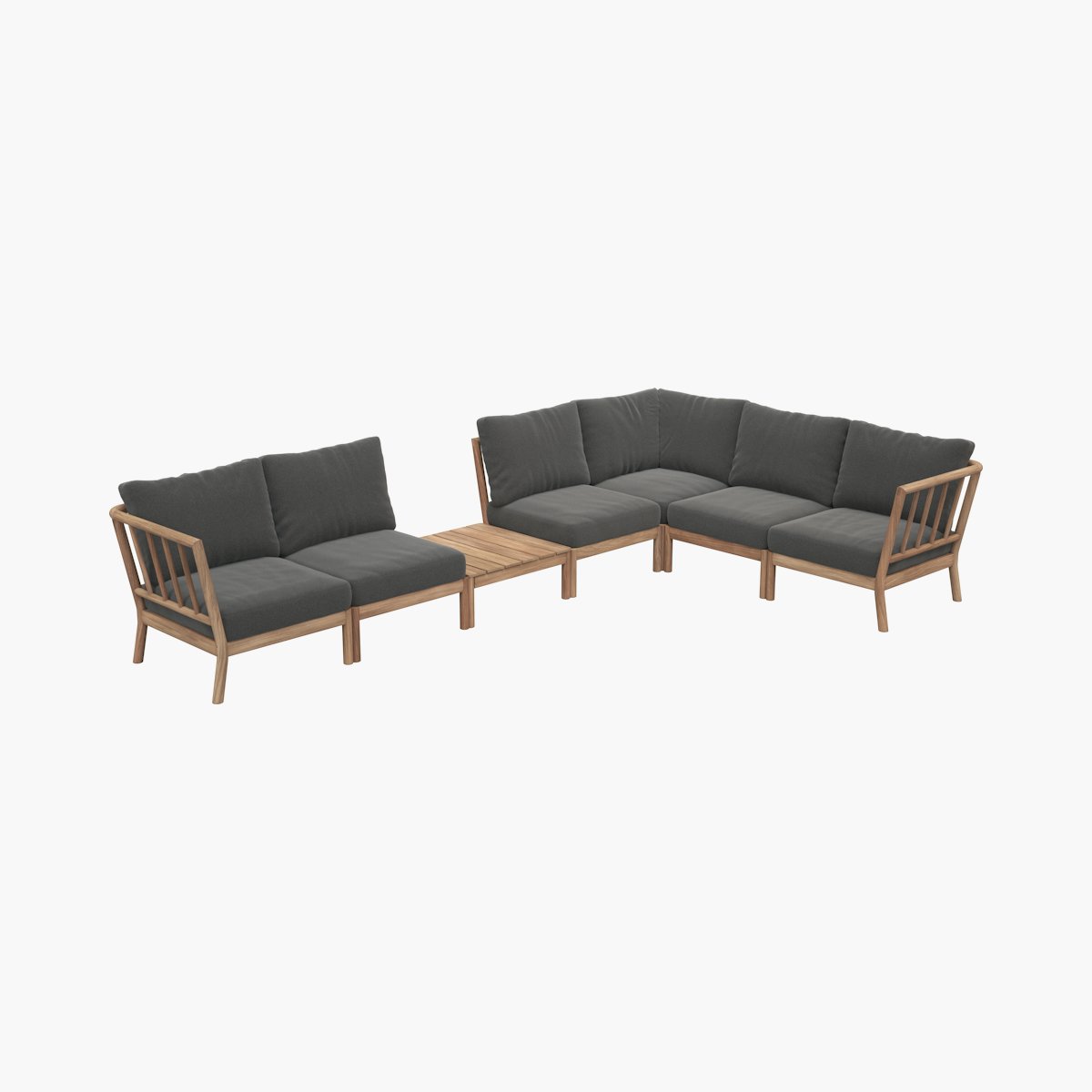 Tradition Outdoor Corner Sectional with Table Tradition Outdoor Corner Sectional with Table