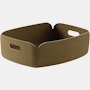 Restore tray brown green