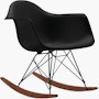 Eames Molded Plastic Armchair, Rocker Base Eames Molded Plastic Armchair, Rocker Base