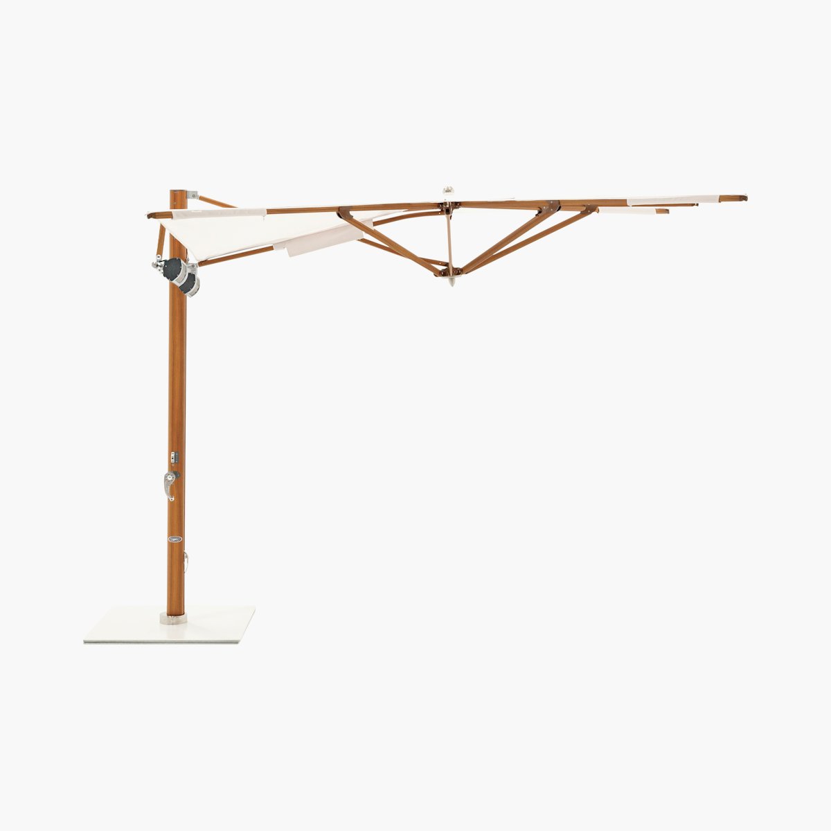 Tuuci Ocean Master Max Low-Profile Cantilever Umbrella w/Heating & Lighting Tuuci Ocean Master Max Low-Profile Cantilever Umbrella w/Heating & Lighting
