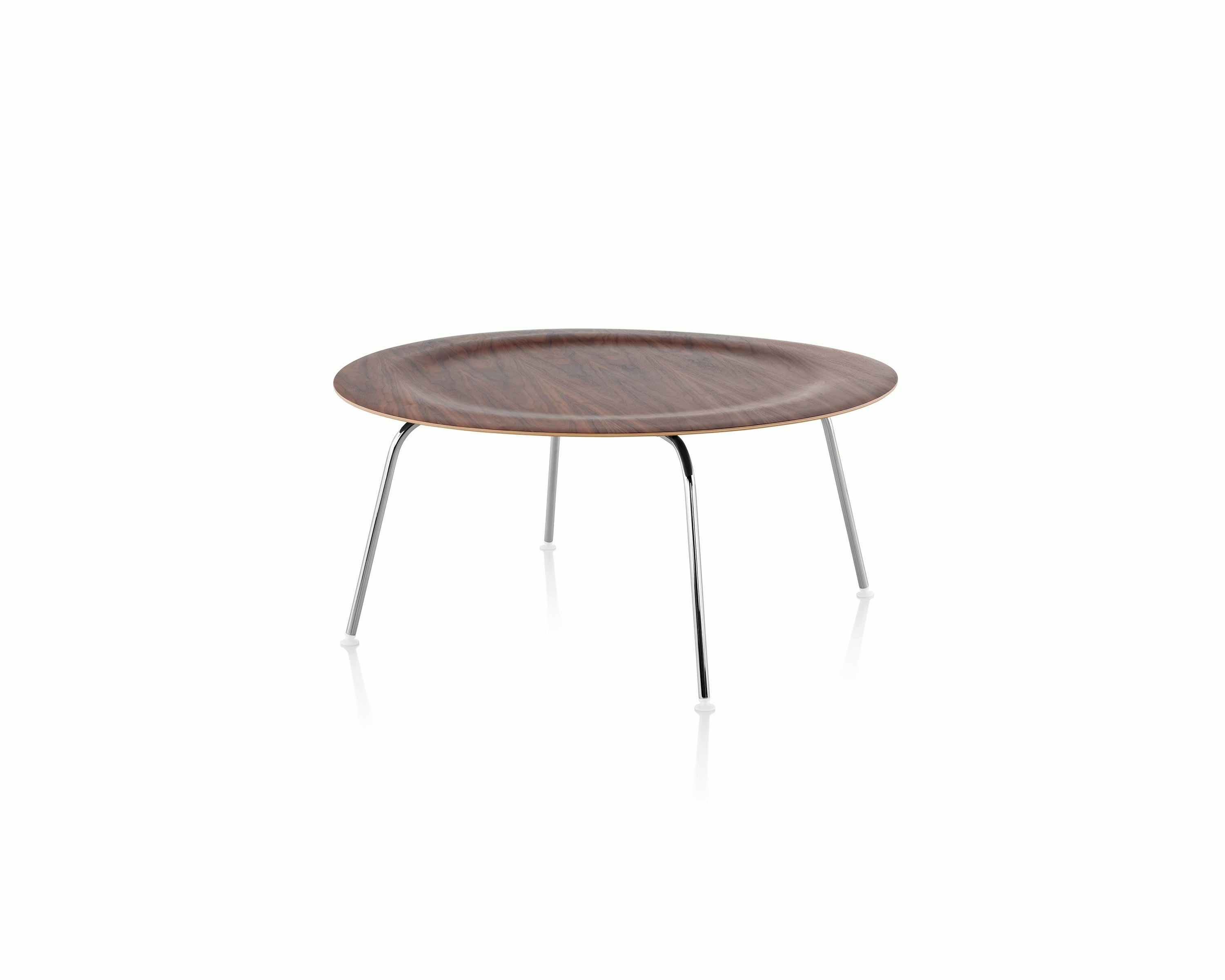 Eames Molded Plywood Coffee Table Metal Base