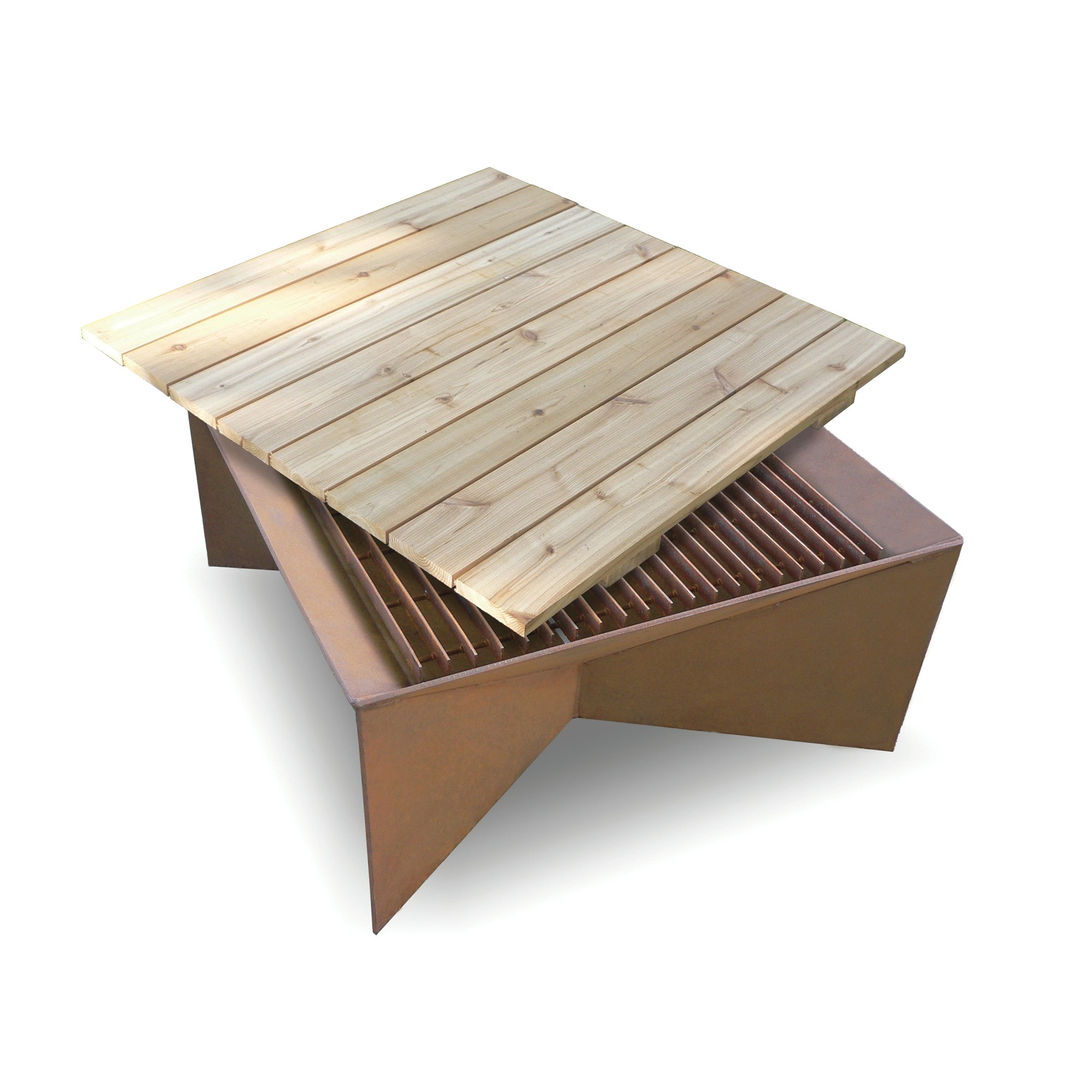 Plodes Geometric Fire Pit