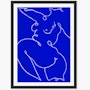 "Blue Dancer II" by Laxmi Hussain "Blue Dancer II" by Laxmi Hussain