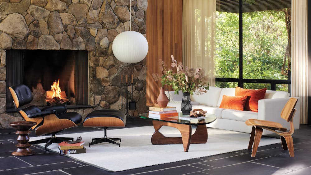 Lispenard Sofa, ELO and Noguchi in living room
