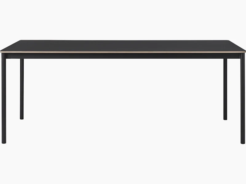Base Table black straight