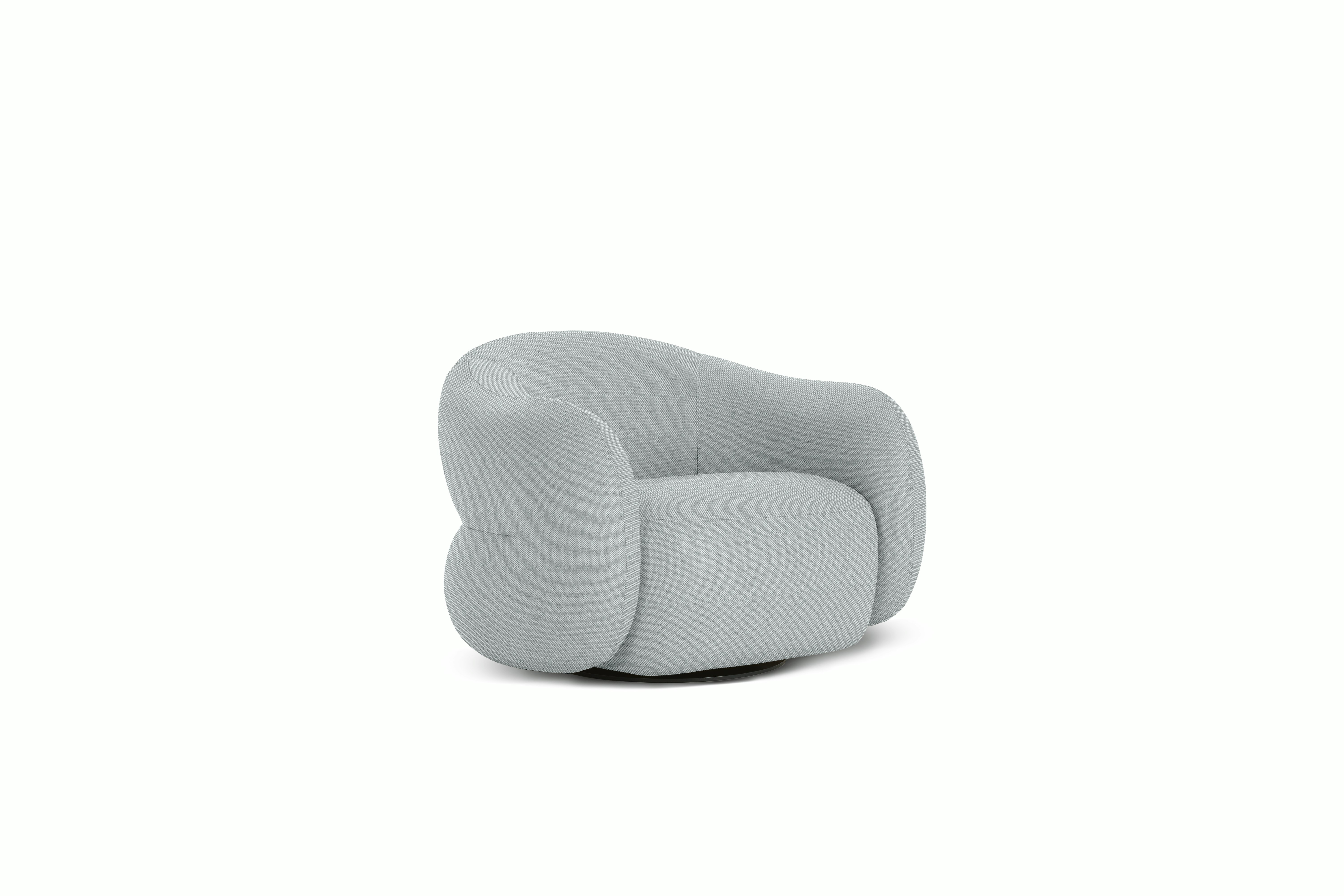 Soffi Swivel Chair, Fabric