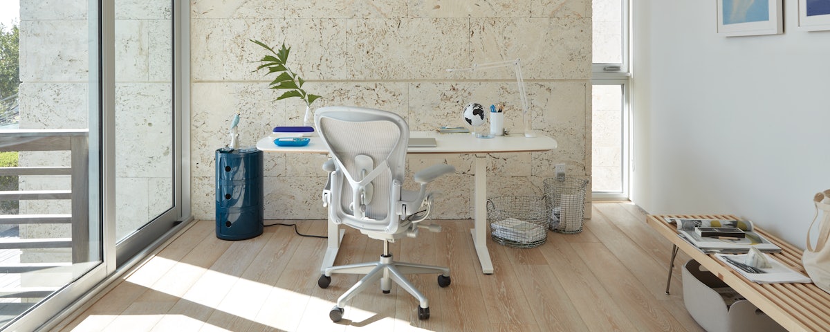 Renew Desk with Embedded Power