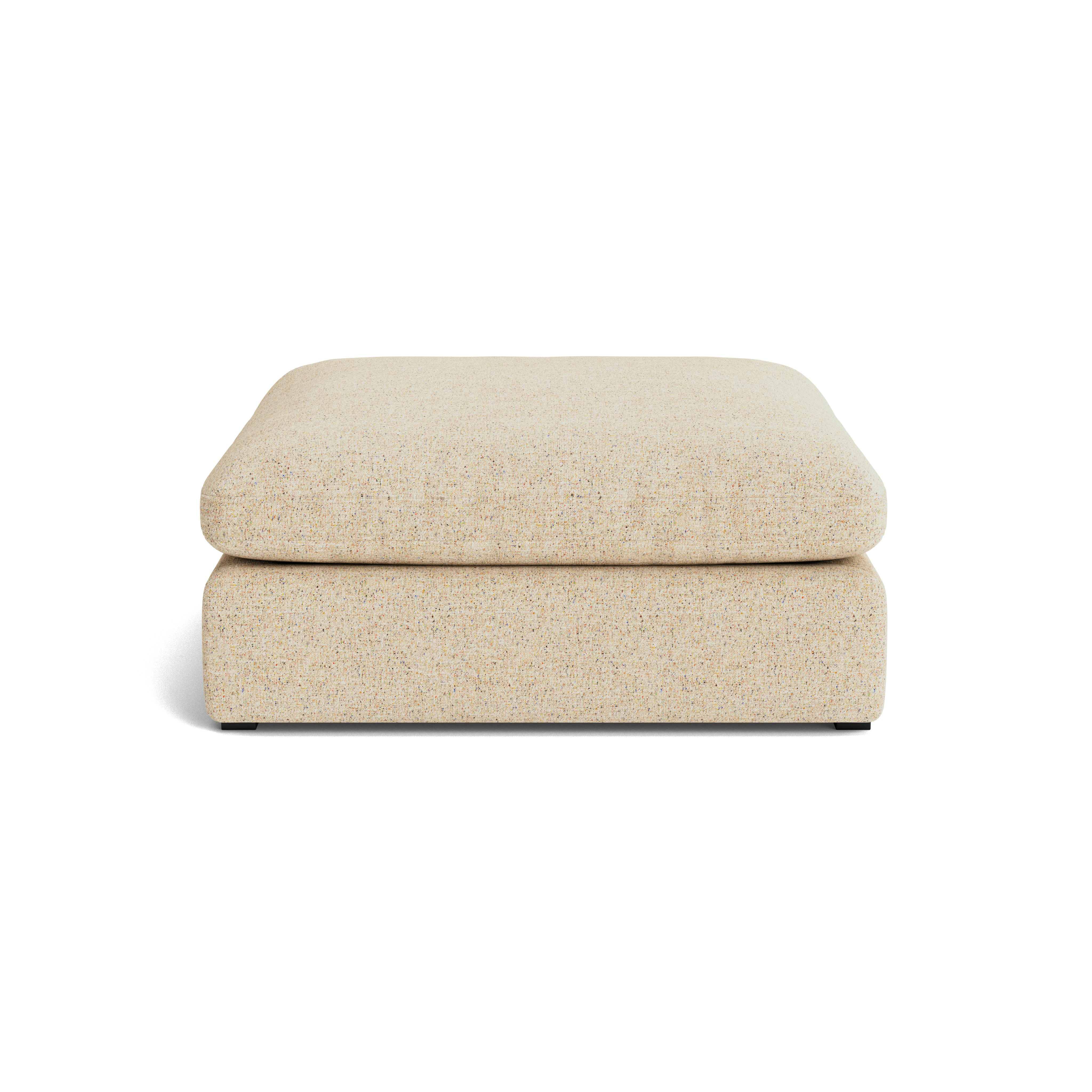Hackney Lounge Compact Ottoman - Bolgheri, Natural
