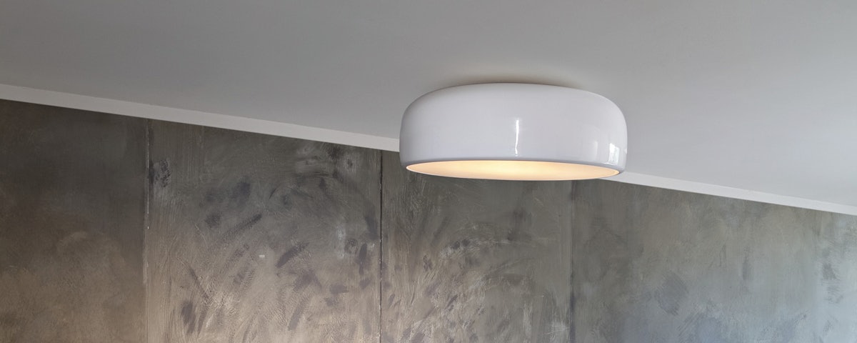 Smithfield Flush Mount on a modern kitchen ceiling