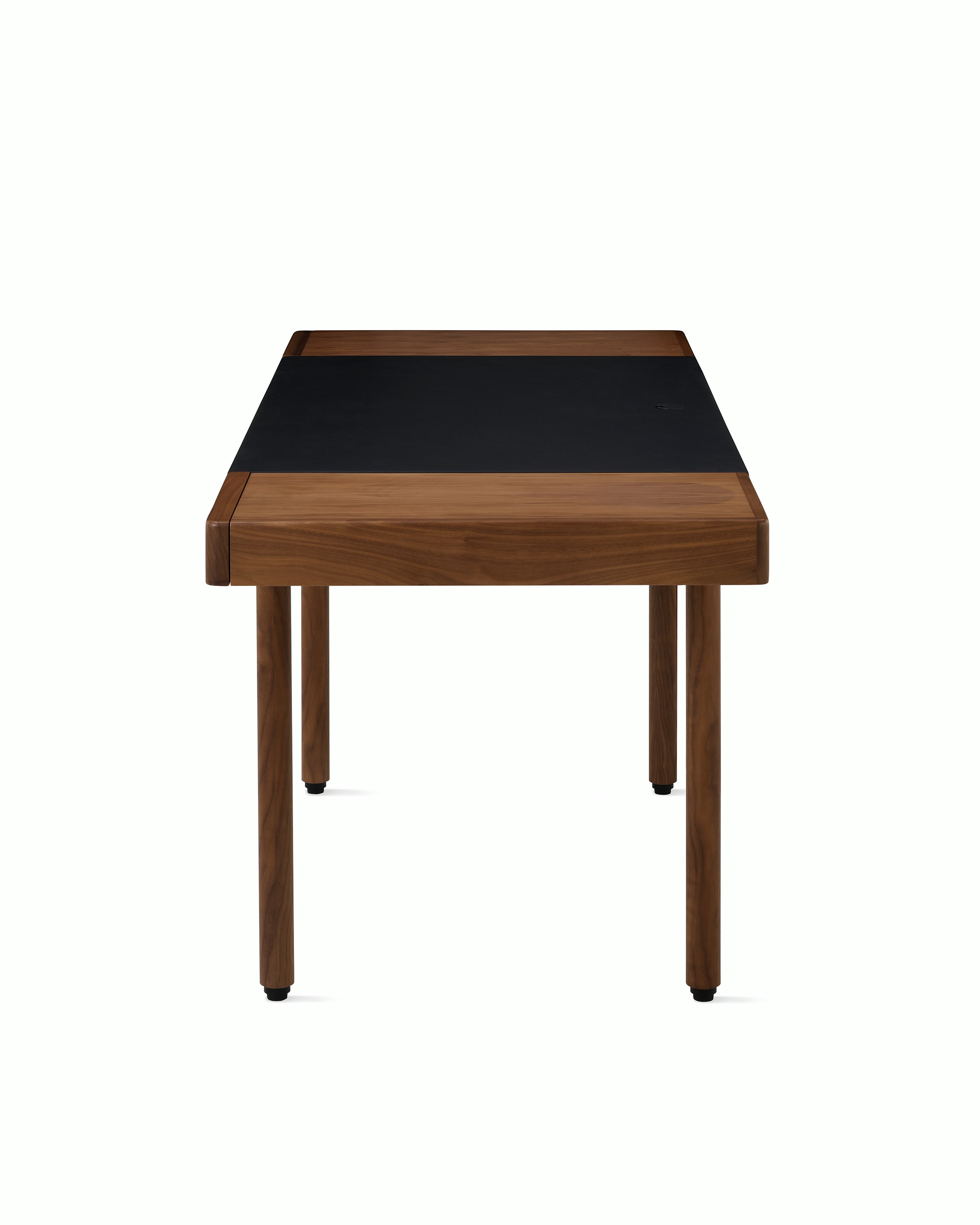 New Canaan Leatherwrap Sit-to-Stand Desk, Geiger | MillerKnoll