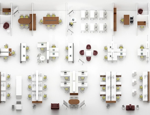 Knoll Antenna Workspaces Office Layout 