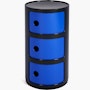 Componibili Storage Unit Componibili Storage Unit, Anthracite/Hyper Blue