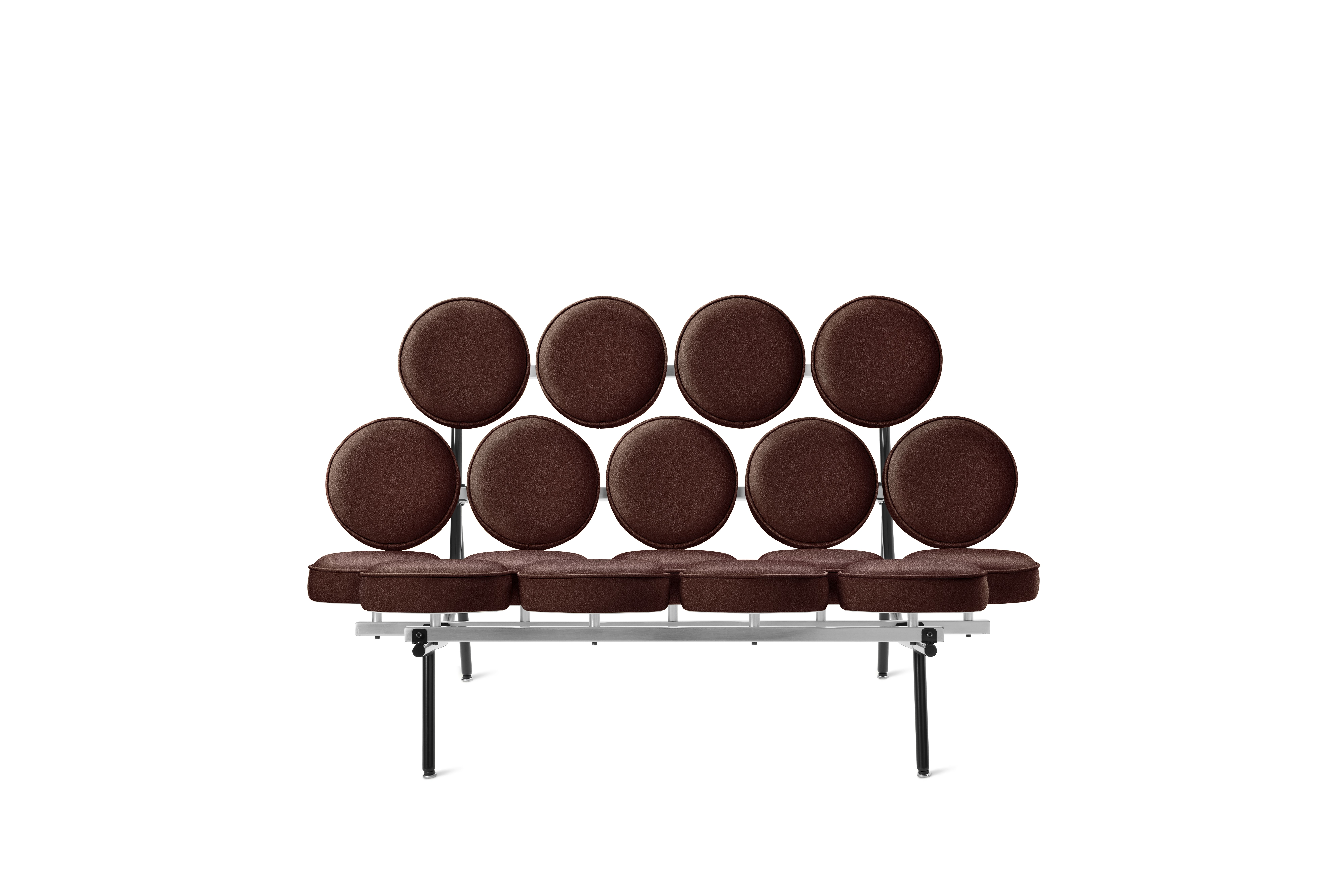 Nelson Marshmallow Sofa - Prone Leather,  Mantra