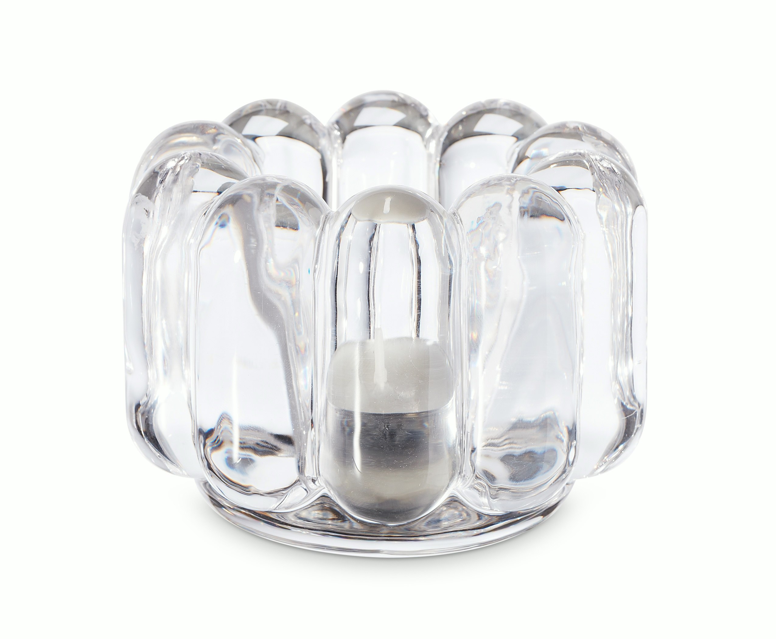 Press Tealight Vertical - Glass