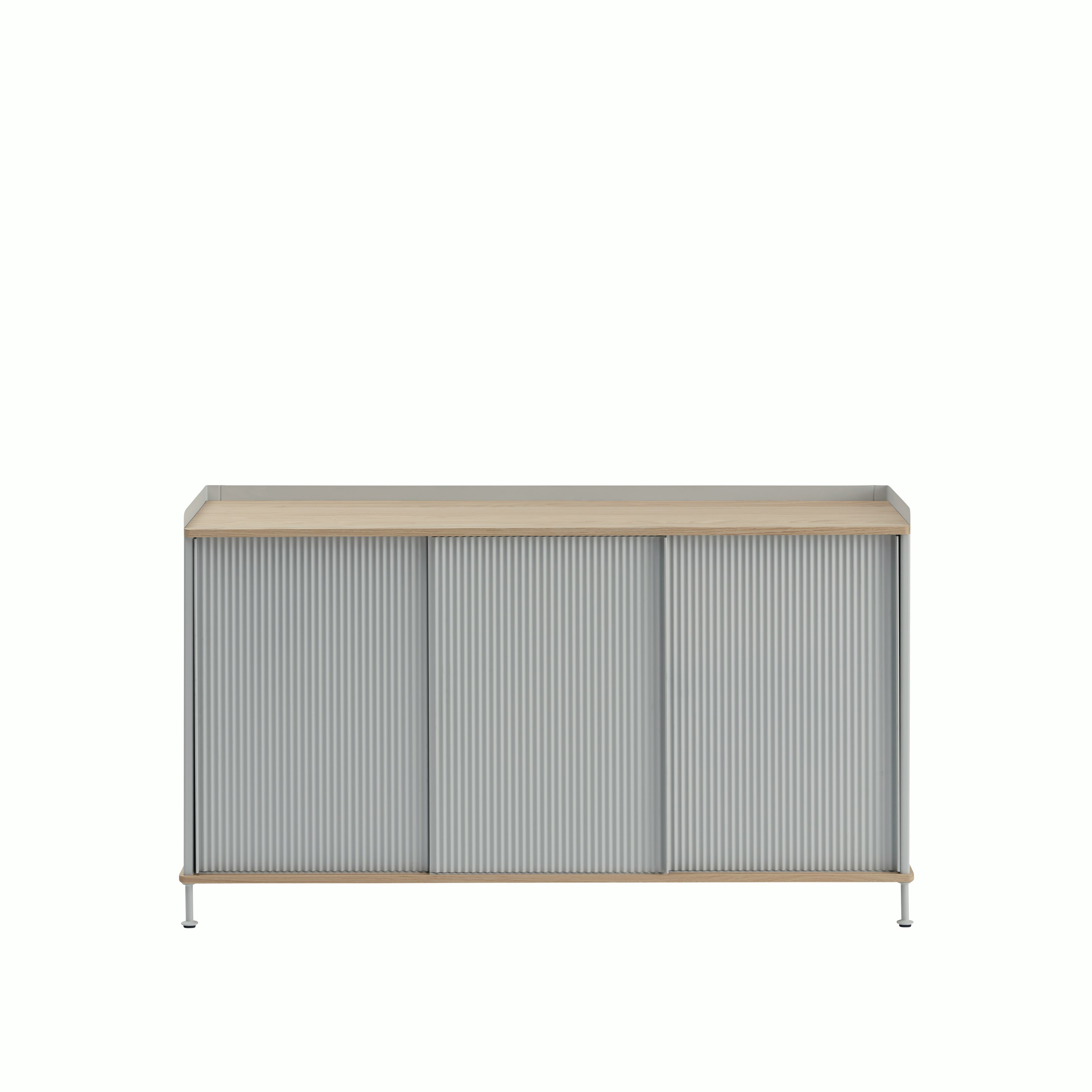 Enfold sideboard 148x45 h85 oak grey front