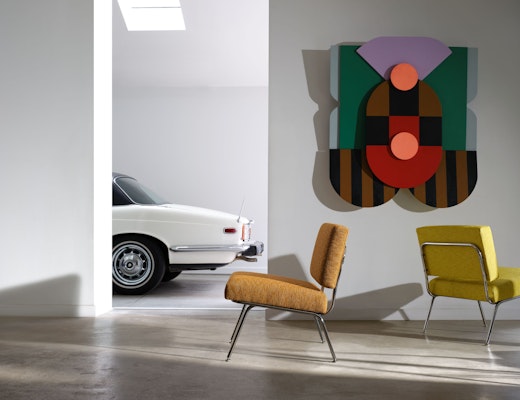 Florence Knoll Model 31   Florence Knoll Model 31 prestini yellow