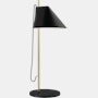 Yuh Table Lamp - Black and Brass