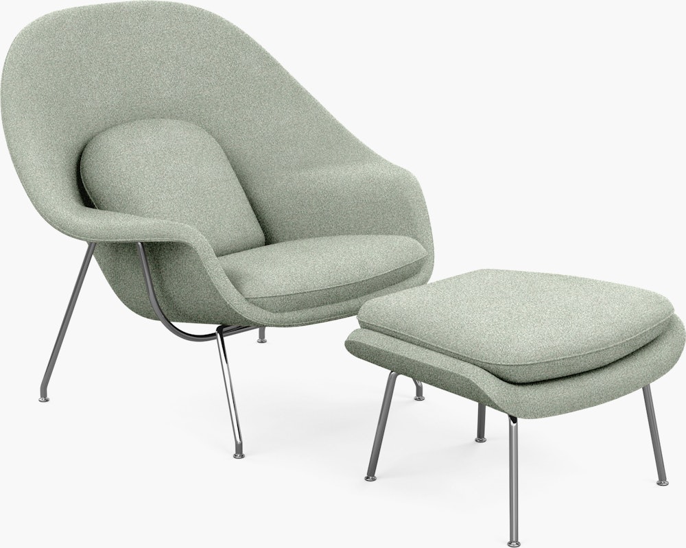 Womb Chair and Ottoman