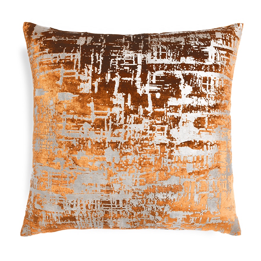 Pillows by Knoll Textiles - 24" x 24", Chiseled, Bronze