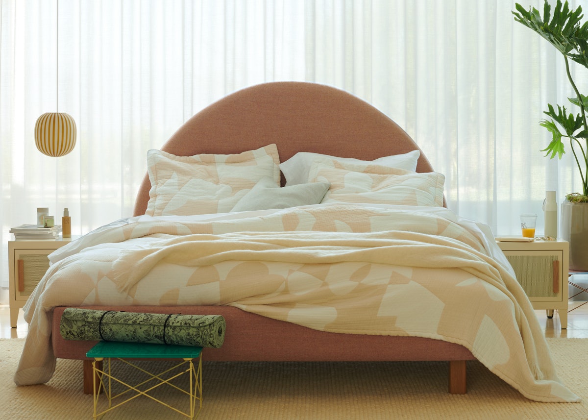 Create your dream bed with the new DWR Headboard Collection.
