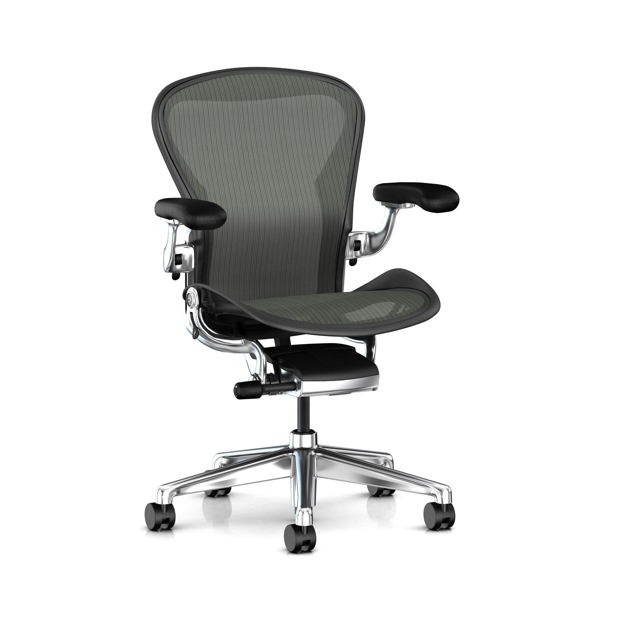 herman miller aeron chrome base