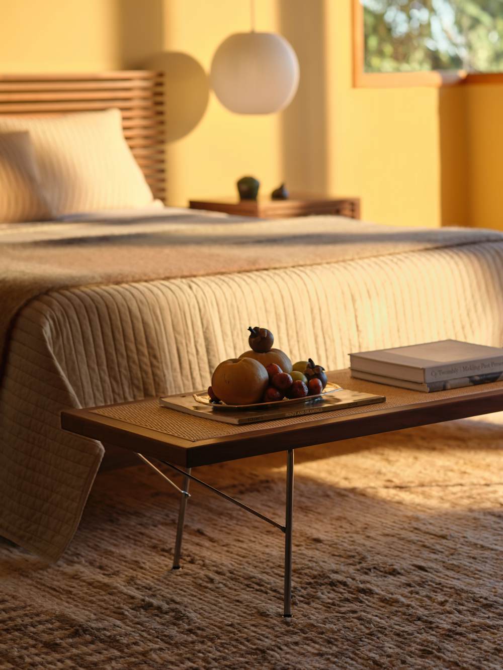 Nelson Cane Bench and Line Bed
