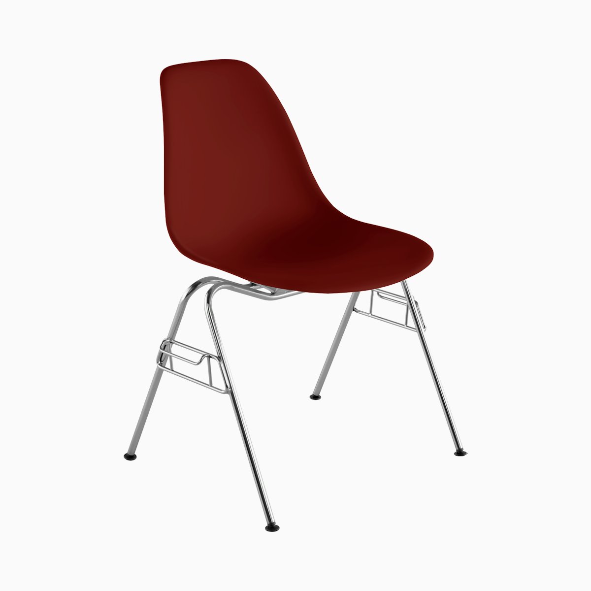 Eames Molded Plastic Side Chair, Stacking Base  Eames Molded Plastic Side Chair, Stacking Base