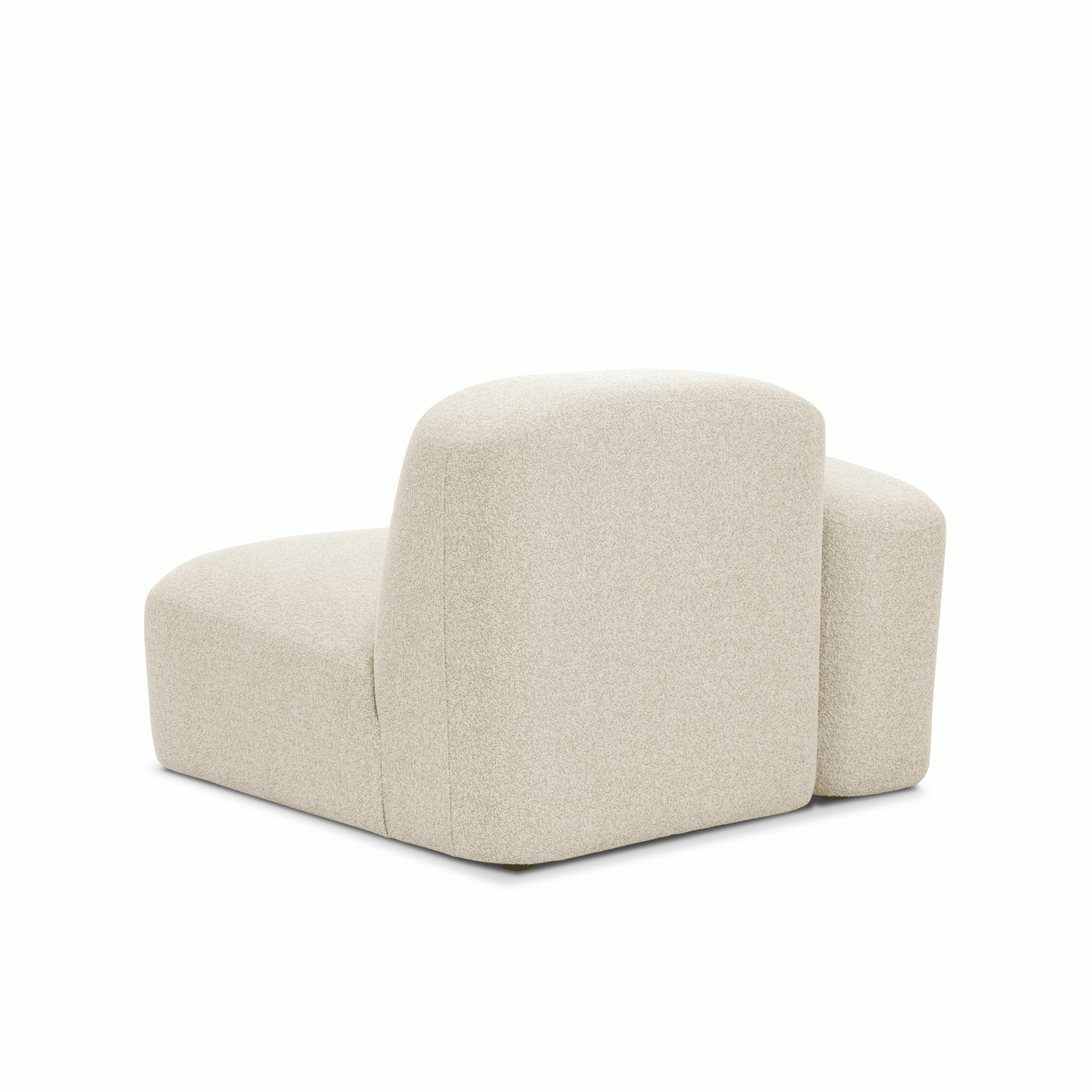 Muse Outdoor One Arm Single Seat - Left Arm Facing, Collaroy Static