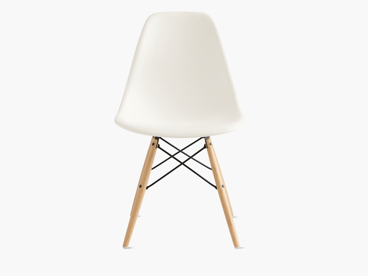 Eames Molded Plastic Side Chair – Dining Chairs + Benches Eames Molded Plastic Side Chair – Dining Chairs + Benches