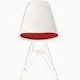 Eames Molded Plastic Side Chair with Seat Pad Eames Molded Plastic Side Chair with Seat Pad