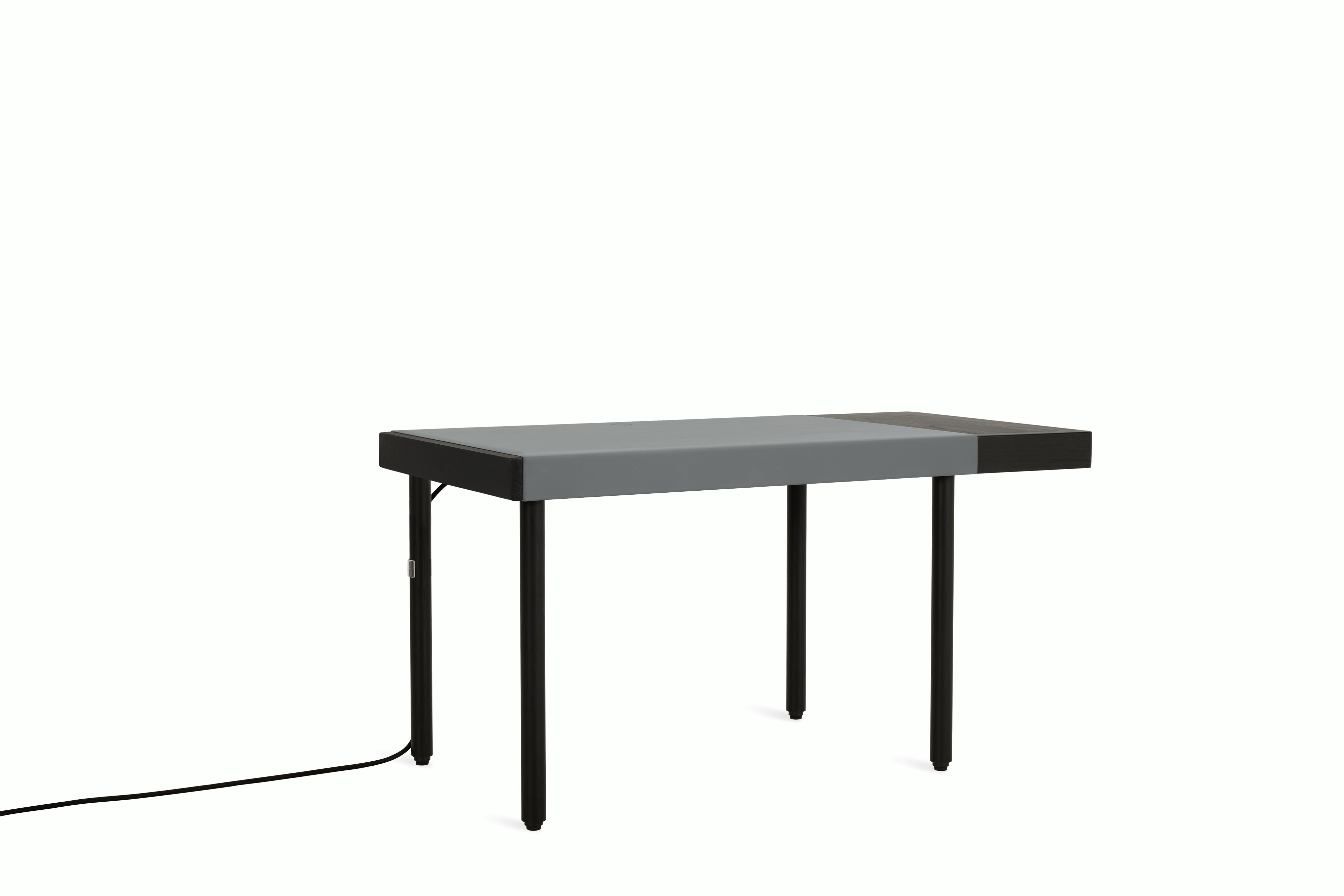 Leatherwrap Sit-to-Stand Desk