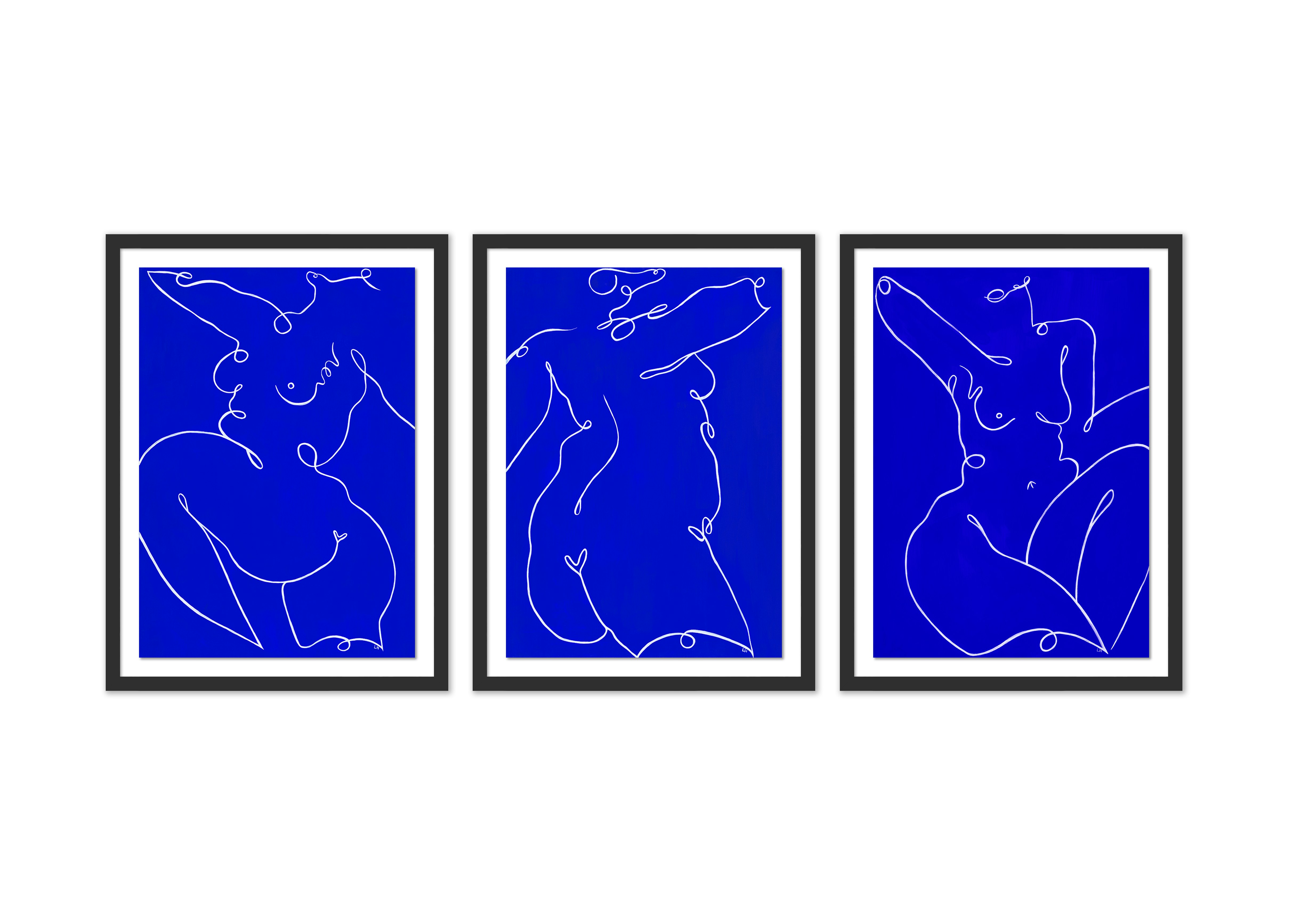"Blue Dancer Series" by Laxmi Hussain