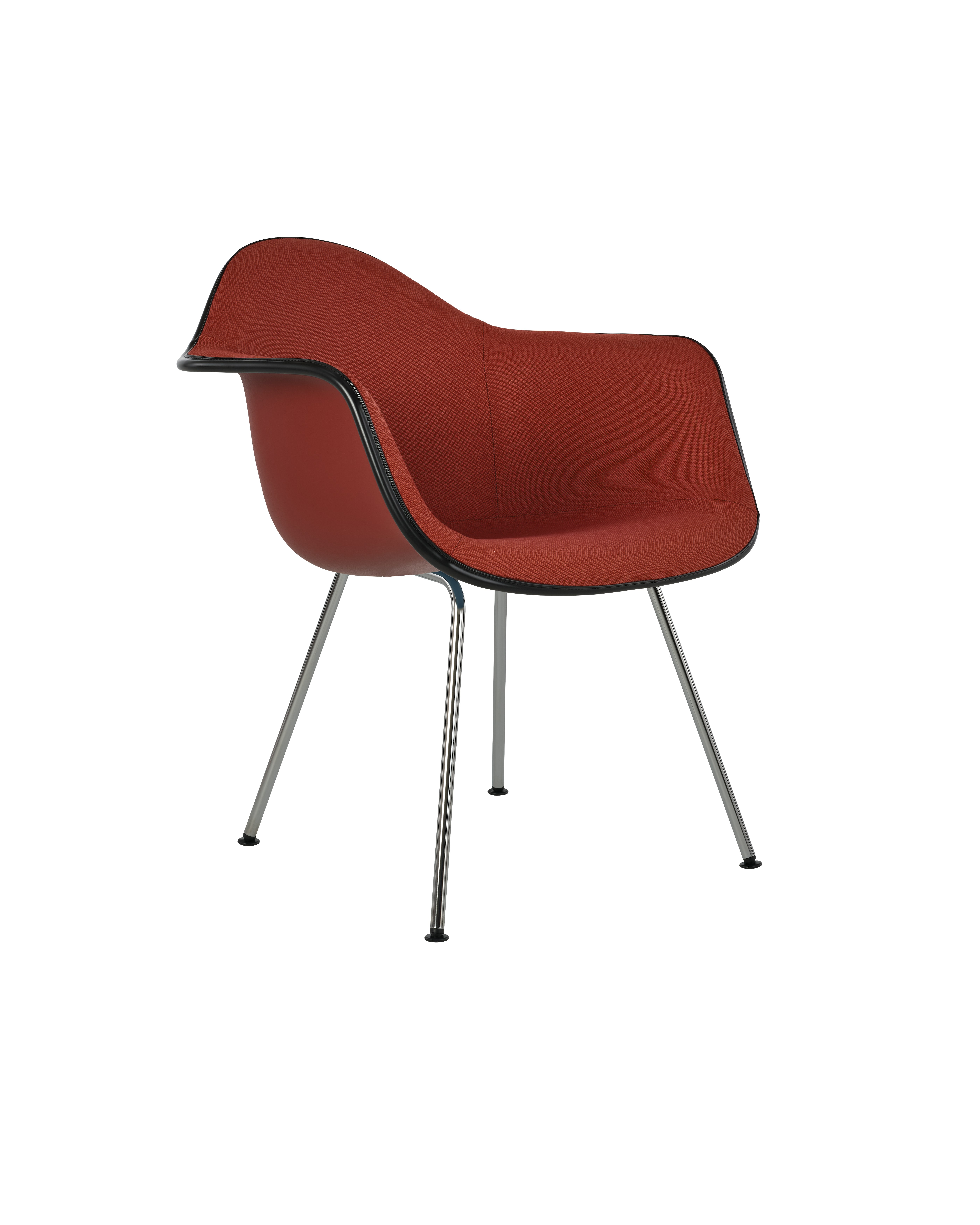 Eames Upholstered Molded Plastic Armchair
