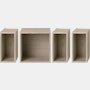 Mini Stacked Storage System - Configuration 2,  Oak